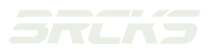 BRCKS logo gris claro